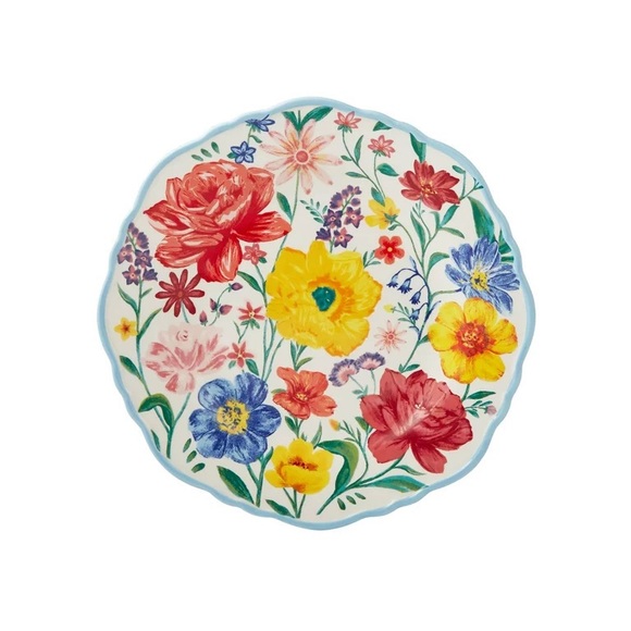 Brand New The Pioneer Woman Brilliant Blooms 12-Piece Stoneware Dinnerware Set - Picture 4 of 5